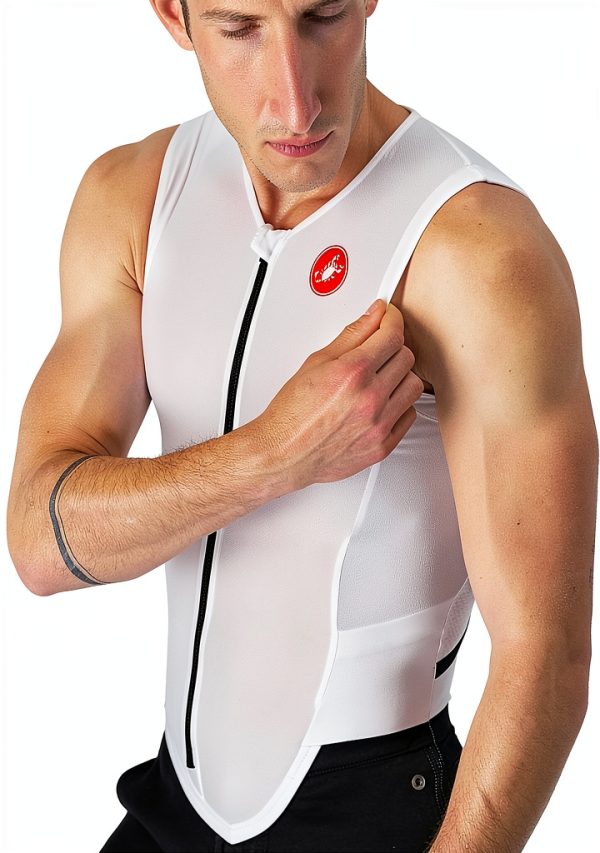 Castelli Mens Triathlon Skinsuit XX-Large White/Black-4