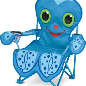Folding Beach Chair Melissa & Doug Blue Octopus-0