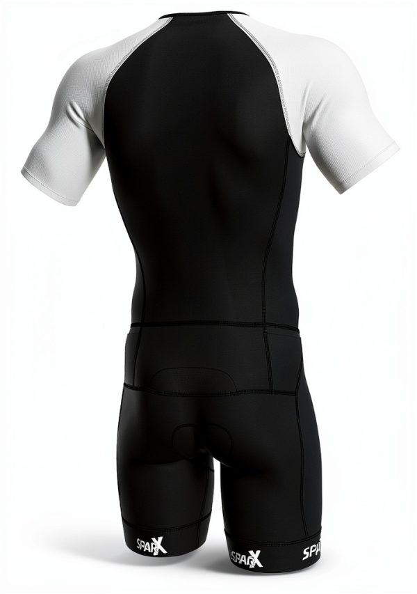 Sparx Triathlon Suits Men Black Nylon-4