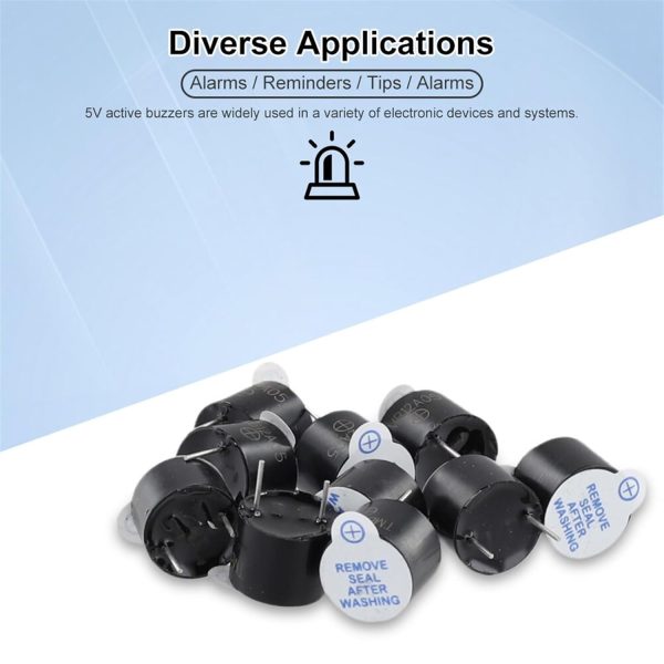 WUZDPRCJ 10PCS Active Buzzer Warning Buzzer & Chime Relays-3