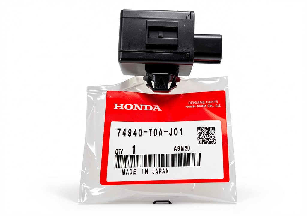 Installing Honda Warning Buzzer Relay Replacement on a wooden workbench