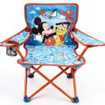 Mickey Mouse Foldable Camp Chair Sturdy Metal Kids-0