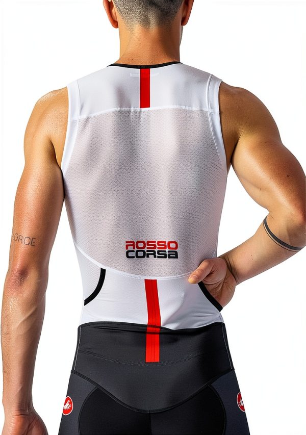 Castelli Mens Triathlon Skinsuit XX-Large White/Black-3