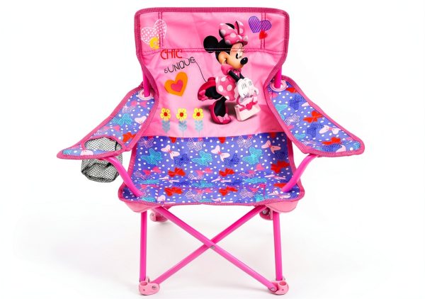 JAKKS Pacific Minnie Camp Chair Portable Metal-0