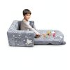 Convertible Sofa Mosucoirl Grey Armless Chair-4