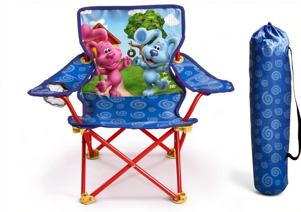 Blues Clues Foldable Kids Chair Metal Frame-1