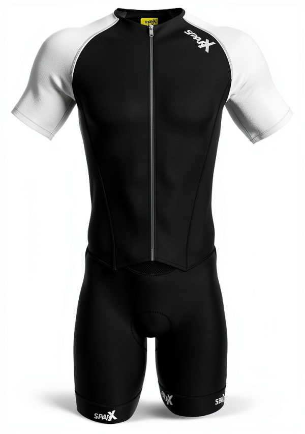 Sparx Triathlon Suits Men Black Nylon-2