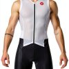 Castelli Mens Triathlon Skinsuit XX-Large White/Black-0