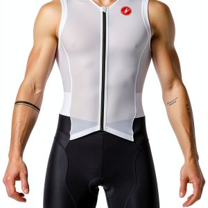 Castelli Mens Triathlon Skinsuit XX-Large White/Black-0