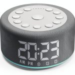 Hushing Grey White Noise Machine with Alarm-0