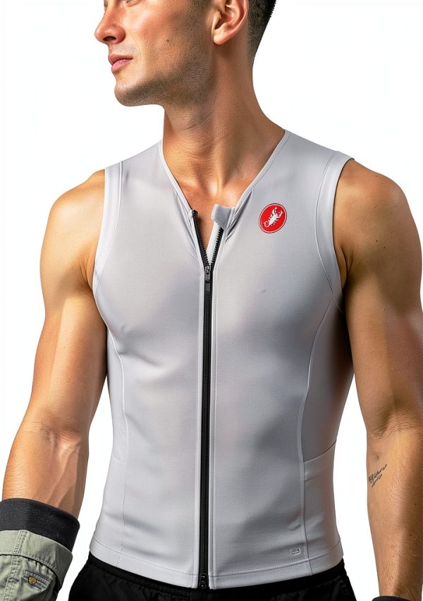 Castelli Mens Triathlon Skinsuit XX-Large White/Black-2