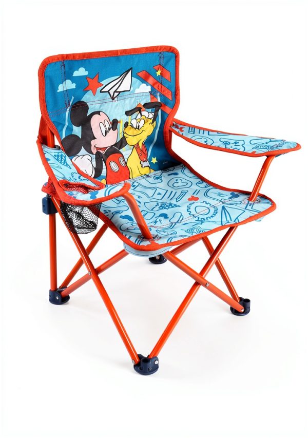 Mickey Mouse Foldable Camp Chair Sturdy Metal Kids-1