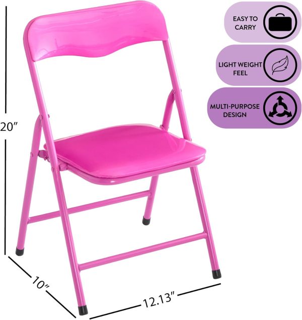 Kids Folding Chair Heritage Kids Vinyl Padded-2