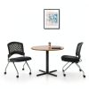 Office Star Deluxe Folding Visitor Chair Contemporary Coal-1