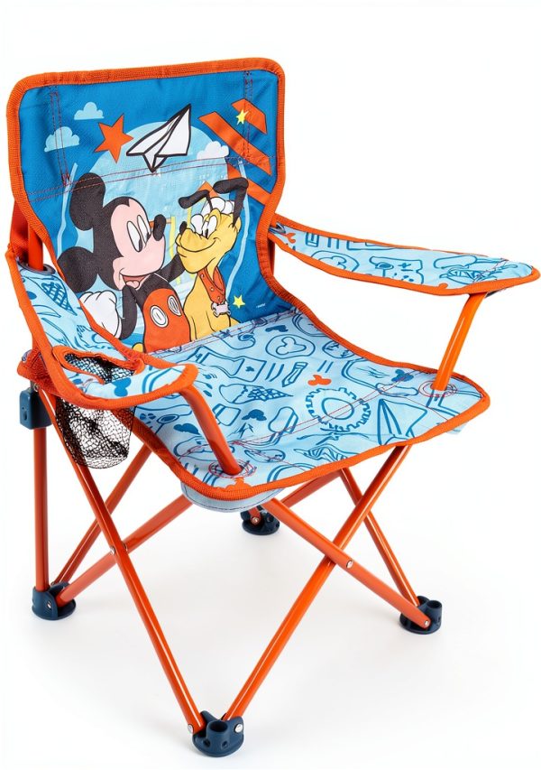 Mickey Mouse Foldable Camp Chair Sturdy Metal Kids-2