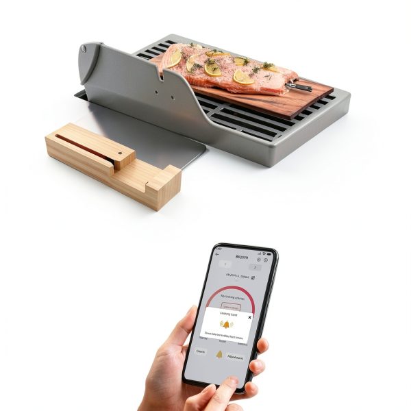Meat Thermometer Wireless Btclink 700FT Bluetooth Probe for BBQ Grill-3