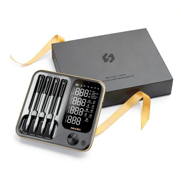 Wireless Meat Thermometer Inkbird 4‑Probe WiFi Bluetooth Unlimited-6