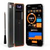 Smart Wireless Meat Thermometer with Thinnest Probe, Magnetic Bluetooth Food Thermometer, Remote Tracking and Real-Time Readings from Apps, for iOS and Android, for BBQ, Grill, Smoker-0