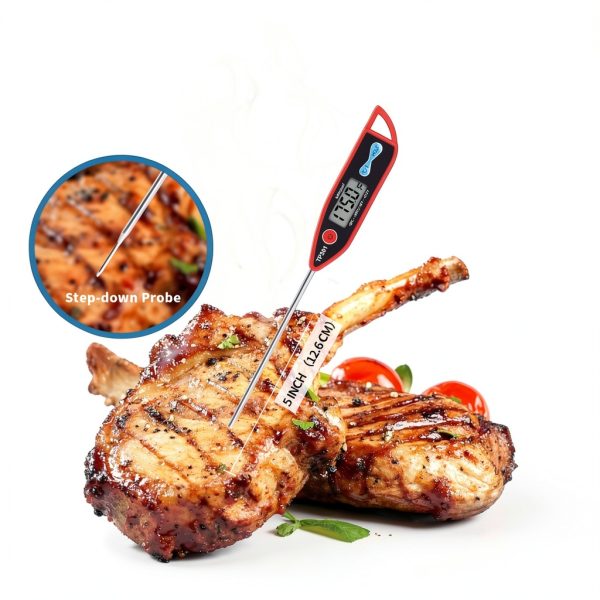 Yacumama Digital Water Thermometer for Liquid, Candle, Instant Read with Waterproof for Food, Meat, Milk, Long Probe-3