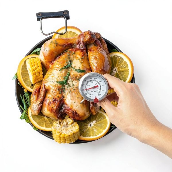 Candy Thermometer AikTryee Instant Read Dial Meat Probe 8in-4