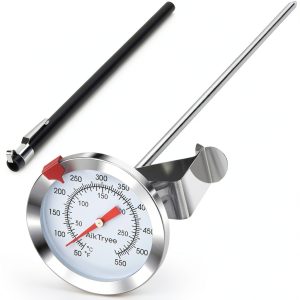 Candy Thermometer AikTryee Instant Read Dial Meat Probe 8in-0