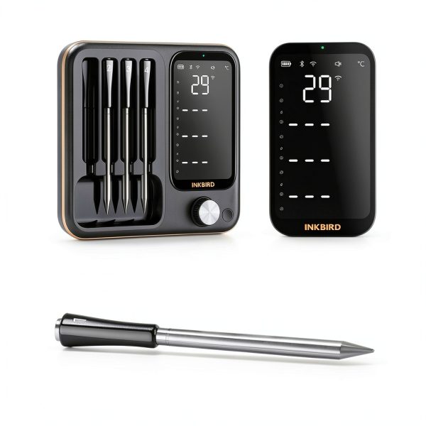Wireless Meat Thermometer Inkbird 4‑Probe WiFi Bluetooth Unlimited-8