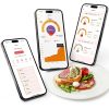 Smart Bluetooth Wireless Meat Thermometer Meuulty 2‑Probe LCD Display-1