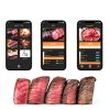 Smart Wireless Meat Thermometer with Thinnest Probe, Magnetic Bluetooth Food Thermometer, Remote Tracking and Real-Time Readings from Apps, for iOS and Android, for BBQ, Grill, Smoker-5