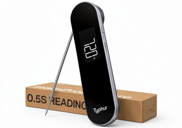InstaProbe Core 0.5 Sec Read Meat Thermometer Charcoal HT06 by Typhur-0