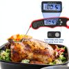 Lonicera Meat Thermometer Waterproof Instant‑Read Foldable Probe Red-2