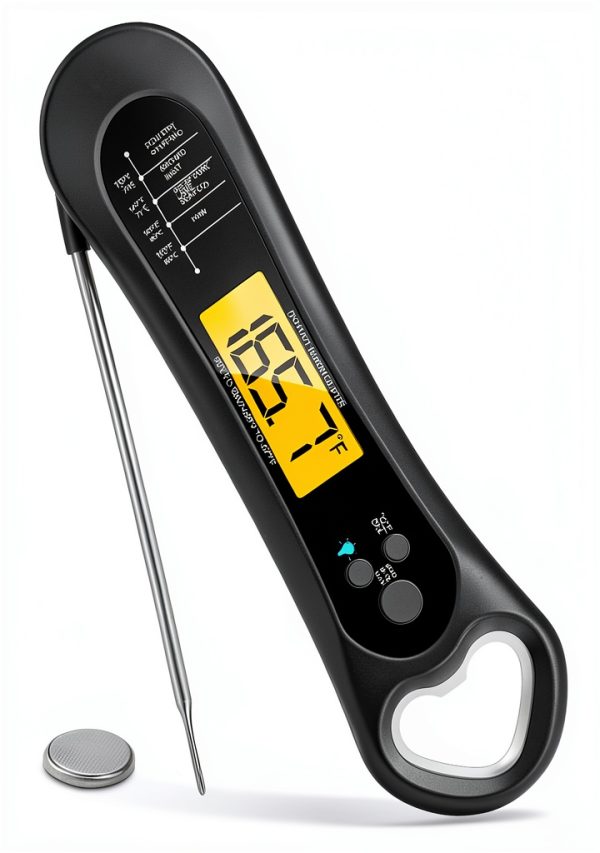 Digital Meat Thermometer Biison B-D2-5 Waterproof 3s Fast Read-0